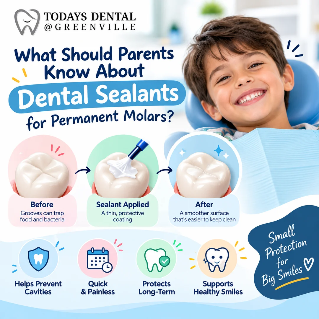 What Should Parents Know About Dental Sealants for Permanent Molars?